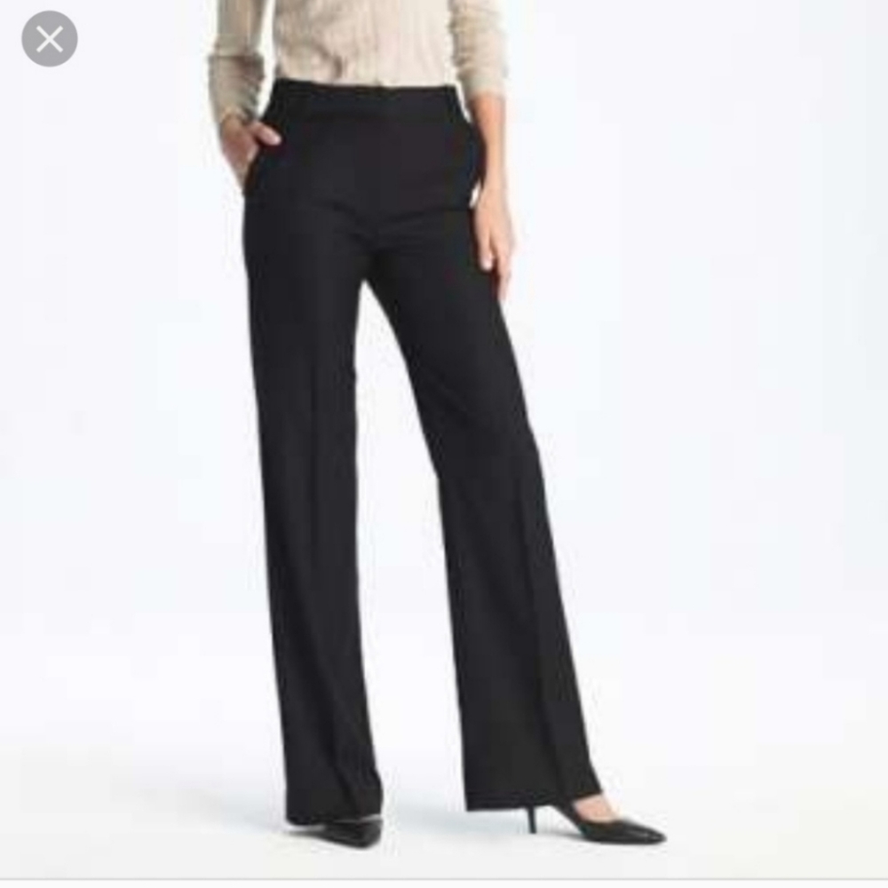 J.CREW FLARE WOOL PANTS SIZE 0
